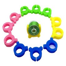PeavyTailor 12pcs Bobbin Buddies Bobbin Holder Clamp Great for Embroidery Quilting and Sewing Thread, 1, PeavyTailor 12pcs Bobbin Buddi
