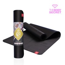 요가매트 클래식 젠 6mm 매트 스트레칭 마사지, 블랙업