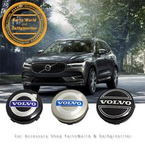 볼보 64mm 순정타입 휠캡 타이어밸브캡 XC60 XC90, A02.휠캡-실버