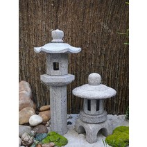 돌 조명 돌공예품 주택 정원 마당 펜션 석탑 별장, A형 40cm 높이 방수 전구