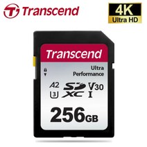 트랜센드 Canon 캐논 EOS-R8 디카전용 256G SDXC 메모리카드 4K촬영지원, 256GB