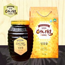 허니원 밤꽃 벌꿀2.4kg, 1개, 없음
