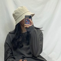 [달밤] 빅사이즈/대두모자] 빅 베이직 오버 버킷햇