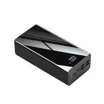 보조배터리 멀티 고속충전 대용량 휴대용 차박 캠핑, 블랙80000, 100000mAh