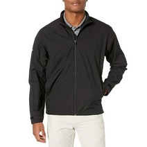 Callaway 캘러웨이 남성 긴팔 옵티 리펠 풀 지퍼 윈드 재킷 블랙 S, XX-Large