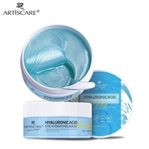 눈밑다크써클 다크서클 크림 컨실러 ARTISCARE 아이 패치 히알루론 산 골드 해초 블랙 펄 안티 링클 다크 서클 크리스탈 콜라겐 젤 마스크, [04] Hyaluronic Acid