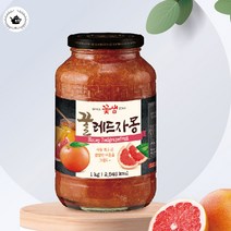 꿀 자몽차 레드자몽 차 에이드 1kg 과일 액상차, 단품, 단품