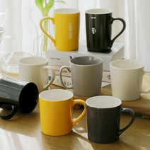 카페 사무실 음료 커피 심플 세라믹 컵 머그잔 7종, 오네스 머그잔(그레이) 1p
