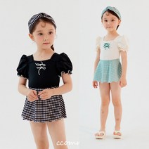 꼼마제이 썸머 여아 허니썸 수영복