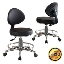 이에스케어 AS-303A 미용의자 진료의자 피부관리실 높낮이조절 보조의자 의자, AS-303A 블랙