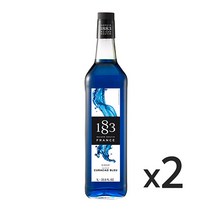 1883 블루큐라소 시럽 1000ml 2개