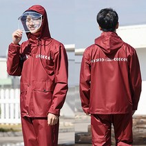 남여공용 작업용 우의 비옷 오토바이용 레인코트 3color 우비세트