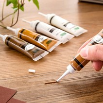 목제 메꾸미 필러 틈세메꾸기 우드 가구 마루 기스 흠집제거 펜슬 퍼티 우드픽스 보수제 메꿈제 메꿈이, 퍼티용_다크오크, 1개