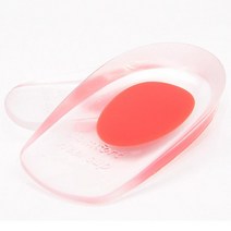 여성용 충격흡수 젤리 뒷굽 깔창 힐컵 1cm 군인선물 사이즈교정 통증완화 키높이 풋케어 외근직