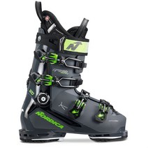 Nordica 스키신발 Speedmachine 3 120 Ski Boots 2024, Anthracite/Black/Green, 25.5