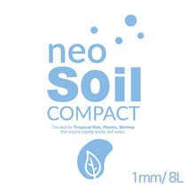 샘아쿠아 네오 컴팩트 소일 1mm 8L/수초 바닥재, 1개