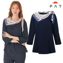 PAT **가을 상품 50%~80%세일** 여성 스카프장식 블라우스 QF65304 @@##