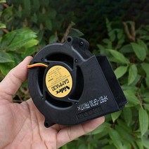 웜기어 베벨 체인 큰풍량 DC 12V 24V 브러시리스 팬 웜 기어 송풍기 볼 베어링 ABS 소형 냉각 쿨러 그릴, 한개옵션0