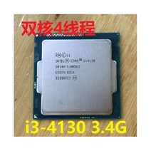 인텔 코어 i3 4130 I3-4130 i3-4130 3.40GHz 512KB/3MB 소켓 LGA1150 Haswell CPU 프로세서 SR1NP i3 4130 재고