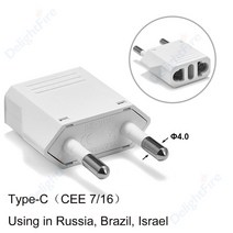 2 pcs EU 플매트 카펫 매트 러그 어댑터 AU 호주 미국 유로 여행 C 전기 변환기 전원 소켓 콘센트, [05] 20pcs, [05] 기타 (ae˚) frequ