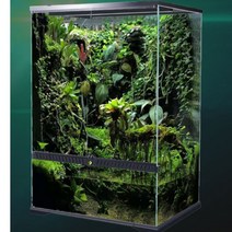 주문제작 테라리움 미스팅 시스템 유리 사육장 비바리움 팔루다리움 레오파드 크레 어항 키우기, C.단일문 45x45x45개