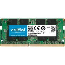 Crucial 노트북 메모리 램 32GB DDR4 CL22 (CT2K16G4SFRA32A), 16GB