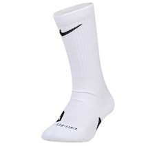 나이키 - 엘리트 양말 크루 삭스 (SX7627-100) 3팩중 1개만 배송 농구 양말, 26 (L 27~30cm)