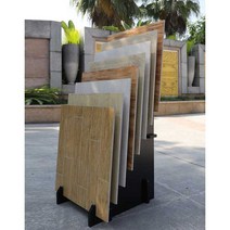 데크타일 진열대 계단식 샘플 전시대 선반 매장, 라지 버전