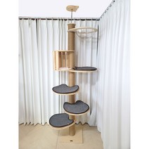 언박싱 대형 캣폴 + 매트 세트 캣폴 고양이집