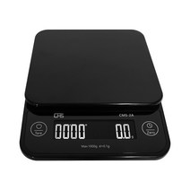 CMS 디지털 타이머 커피저울 CMS-2A 1kg(0.1g) 전자저울 계량 핸드드립 바리스타 카페