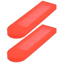 세그웨이나인봇 나인봇맥스 xiaomi m365 방수 실리콘 스쿠터 대시 보드 패널 회로 기판 커버 전기 스쿠터 액세서리 전문 호환, 2개 레드