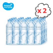 동원 샘물 무라벨, 500ml, 40개