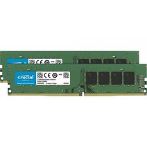 Crucial 데스크탑 메모리 램 32GB DDR4 3200MHz CL22 (CT2K16G4DFRA32A) 크루셜, 3200MHz_64GB Kit (32GBx2)