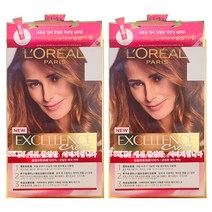 로레알 엑셀랑스 크림 염색약, 2개, 6.66호