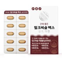 미완성프로젝트 간에 좋은 밀크씨슬 맥스 실리마린 500mg x 60정 1개, 밀크씨슬 실리마린