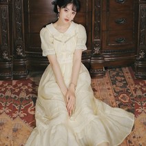 개화기 경성 스타일 사진 광고촬영 원피스 여름 프렌치 첫사랑 피플 디자인 센스 인형 넥라인