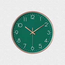 벤스마켓 모던스타일 무소음 벽시계 인테리어 벽걸이 거실 시계, 11_레트로그린(미니)(WC30)