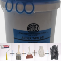 아덱스 WPM003 탄성도막방수재 화장실방수 4KG 아쿠아디펜스 에코디펜스 워터쉴드, 아덱스 wpm003 16kg + 작업셋트, 1개