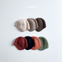 유아 비니 아기 아동 키즈 니트 털 모자 기본 데일리 가을 겨울 헬멧 귀달이 동글 비니