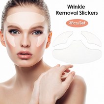미간주름 팔자주름패치 재사용 가능한 얼굴 주름 제거제 테이프 실리콘 방지 이마 뺨 턱 스티커 노화 피부 리프팅 패치, [04] 5pcs