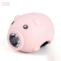 자전거벨 따릉이 경적 클락션 스쿠터 킥보드 로드 돼지 라이트 충전 스퍼사이클벨, 핑크【업그레이드모델】충전모델