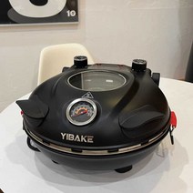 돌오븐 피자오븐 오븐기 온도조절 휴대용 업소용 세트, 빨간색