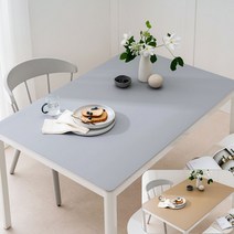 (14colors 11size) 롤로아 100% 방수 가죽 식탁보 테이블보, 180x90cm, 양면-12 (Gray+LightGold)