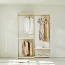 몬스터랙 행거 1600 시스템행거 철제행거, 아이보리 (FD)