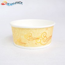 520cc 종이용기(특수컵) 컵밥용기 한지무늬 반박스500개