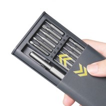휴대용 정밀드라이버 24피스 특수강 일자 십자 별표 마그네틱 안경 전자부품