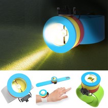 후레쉬 팔찌 만들기 고휘도 LED 볼록 렌즈 밴드 자석 탈부착 빛 성질 과학 실험 손목 전등
