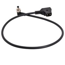 DSLR 장비 전원 V 마운트 안톤 배터리용 D-탭 수-직각 DC 케이블 12V 5.5x2.5mm, 08 DC lock Angled_18 200cm