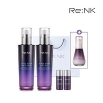 [리엔케이] [본사직영★] 더블레티놀 RS 에이지 리페어 기초 세트(스킨+ 에멀전+쇼핑백), 상세 설명 참조