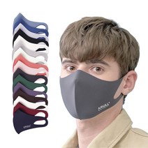 에어길 빨아쓰는 항균 자외선차단 귀 안아픈 편한 컬러 연예인 패션 마스크, 크림(핑크 로고), XXS, 단품